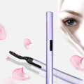 Purple Pink Portable Pen Style Electric Perm Heated Eyelash Curler Long Lasting Eye Lash Curler Makeup Curling Kit For Women