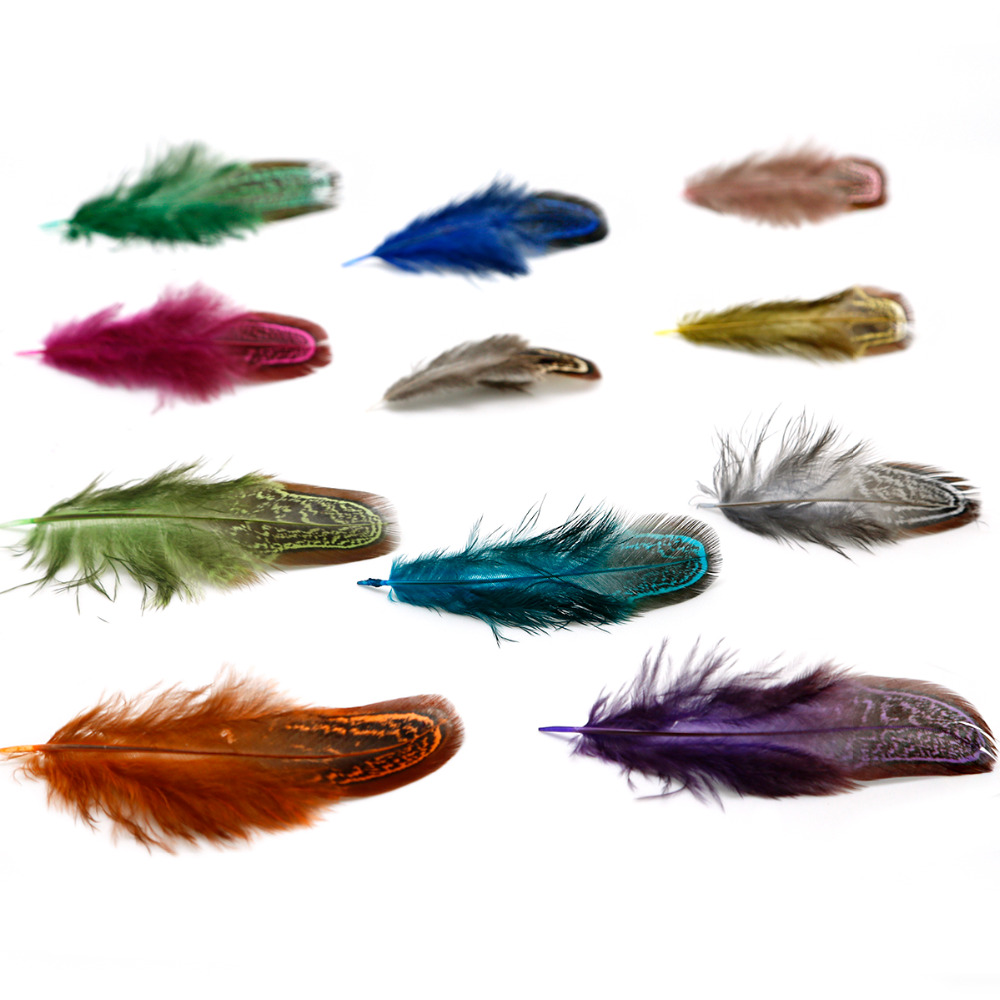 Okuko Feathers 4-8cm 50pcs/bag Feathers Ornaments Accessories DIY Jewelry Craft Production Wedding Party