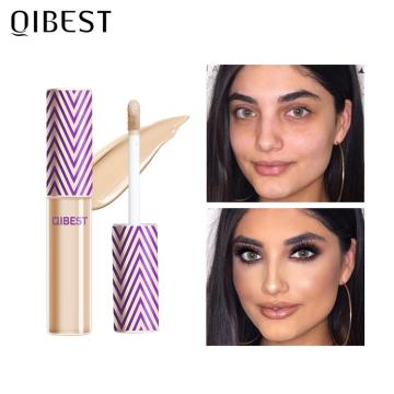 QIBEST Face Concealer Cream Full Cover Makeup Base Make Up For Eye Dark Circles Face Contouring Cosmetic Liquid Face Corrector