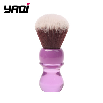 Yaqi 24mm Purple Handle Mink Synthetic Hair Knot Wet Shaving Brush
