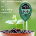 3 in 1 Plant Flowers Soil PH Tester Moisture Measuring humidity Light Meter Hydroponics Analyzer Gardening Detector Hygrometer