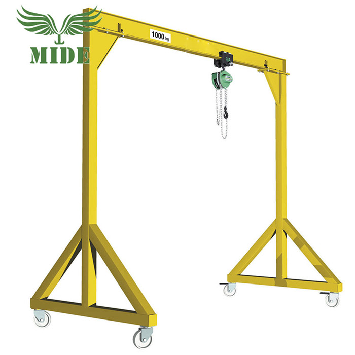 500kg Small Portable Gantry Crane With Hoist China Manufacturer
