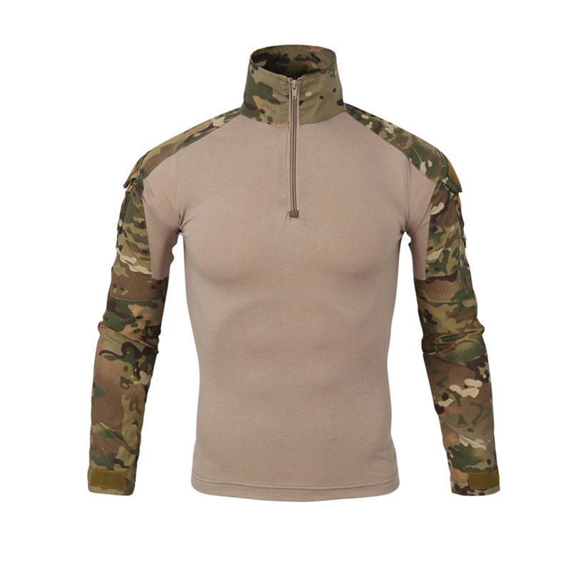 US Army Tactical Military Uniform Airsoft Camouflage Combat-Proven Shirts Rapid Assault Long Sleeve Shirt Battle Strike