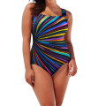 2020 Striped Swimwear One Piece Swimsuit Women Backless Monokini Swimsuit Sport Bodysuit Beach Bathing Suit Swim Colorful Neach