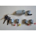 lock cylinder set for one car