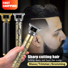 Buddha close-cutting 0mm baldheaded outliner men zero-gappedbarbershop Digital Hair Trimmer Rechargeable hair clipper Cordless