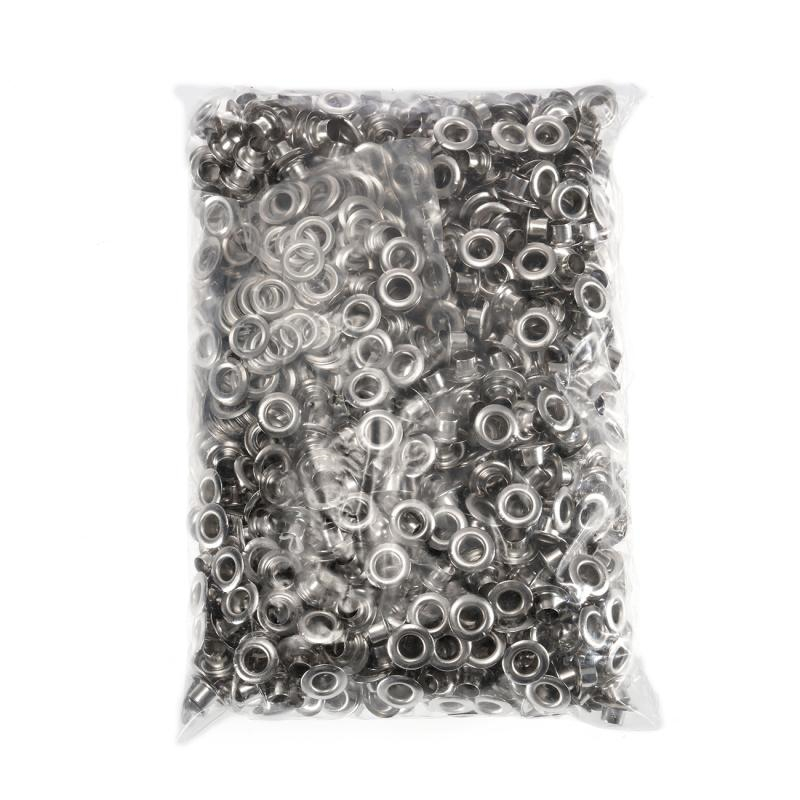 1000pcs 6/10mm Garment Eyelets Silver Gold Eyelets Rivets Clothes Buttonholes Buckle Grommets Kit Manual Eyelet Grommet Machine