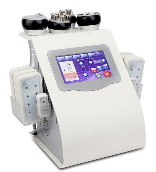 6 in 1 Vacuum Radio Frequency RF 40K Cavi Lipo laser Slimming equipment Ultrasonic Liposuction Cavitation Machine