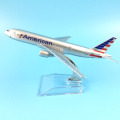 Free Shipping American Airlines Boeing 777 16cm alloy metal model aircraft child Birthday gift plane models toys for children