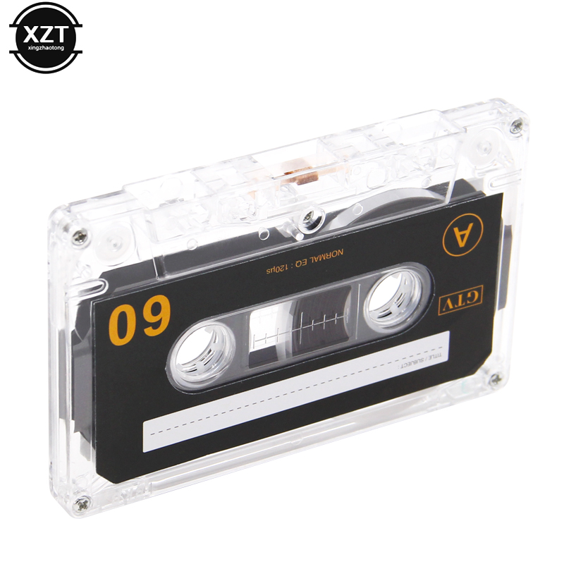 1pcs Standard Cassette Blank Tape Player Empty 60 Minutes Magnetic Audio Tape Recording For Speech Music Recording high qulity