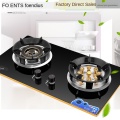 5500w Gas Stove Double Fire Embedded Home and Commercial 2 Pots Bulit-in Gas Hobs Dual-cooker Gas Cooktop Catering Equipment
