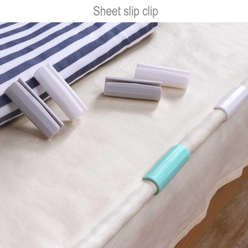 12PCS Bed Sheet Clip Mattress Grippers Fasteners Clothes Pegs Coverlet Holder Slip-Resistant Fixing Clip Holders Clamps D20