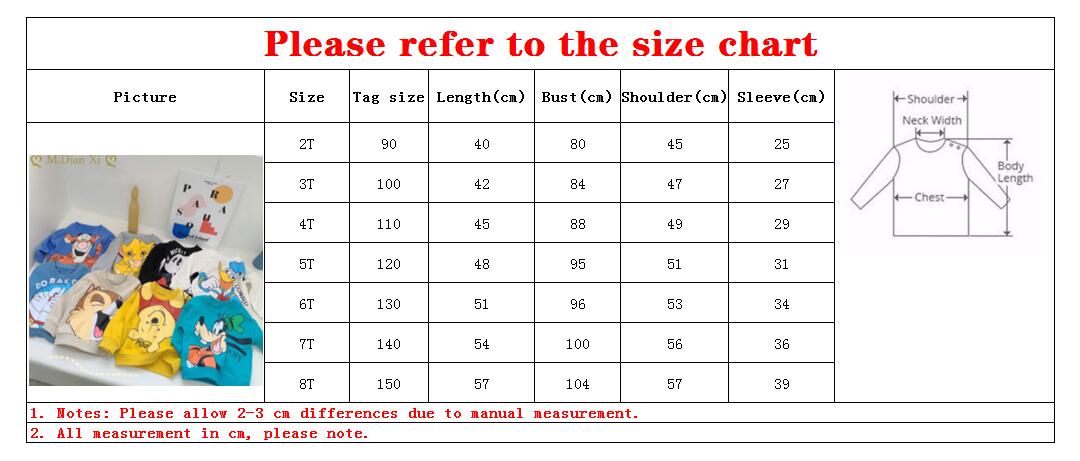 Boys Girls Hoodies Cartoon Pattern Autumn Winter Outwear Children Sweatshirts for Kids Clothes Baby Boys Girls Pullovers 2-8Y