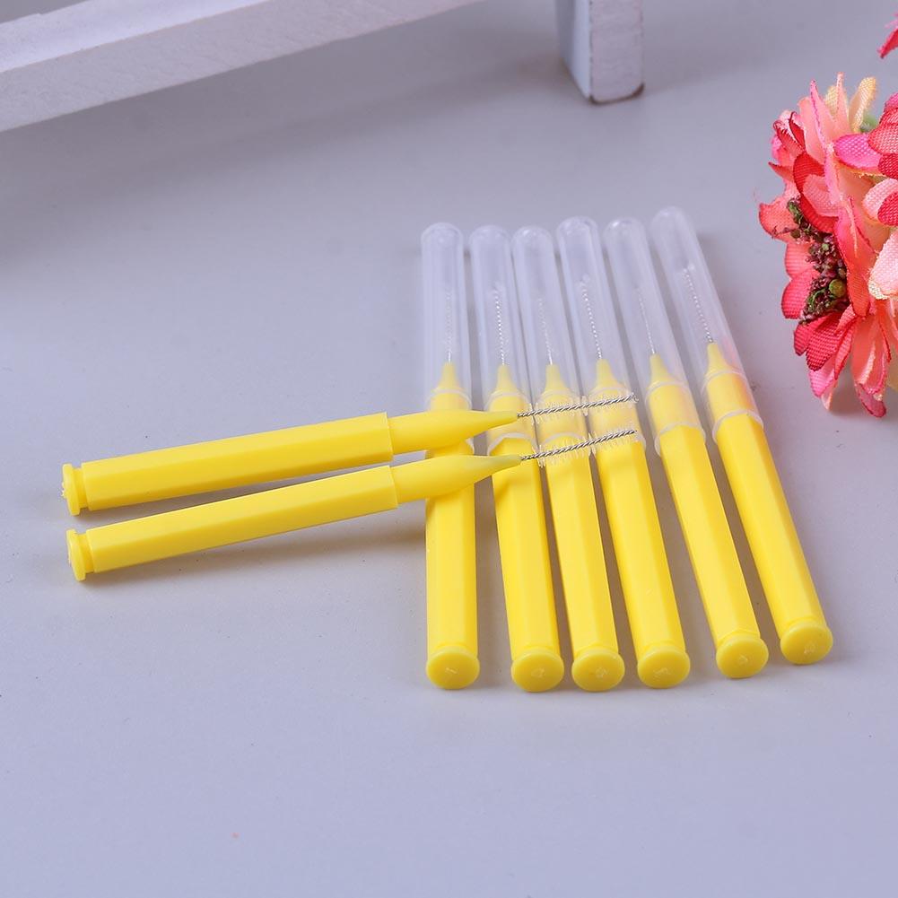 8pcs Tooth Floss Oral Hygiene Dental Floss Soft Plastic Interdental Brush Toothpick Healthy for Teeth Cleaning Oral Care