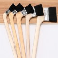 Wooden Paint Brushes Long handle elbow for wall painting BBQ Oil cleaning Dust removal Machine metal chips clear hand tool