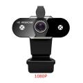 Webcame 1080P Full HD 30FPS Wide Angle USB Webcam With Privacy Cover Mic Web Cam For Computer PC Conference Web Camera