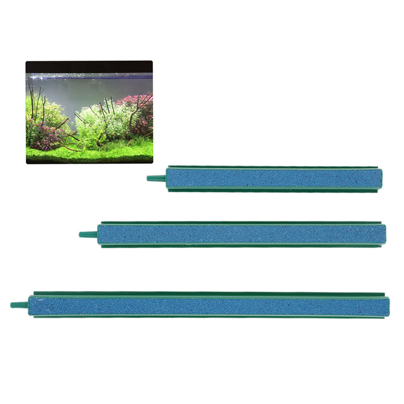 Aquarium Fish Plant Tank Pond Aeration Plastic Casing Wall Curtain Bubble Release Air Stone Bars Oxygen Pump Diffuser Aquarios