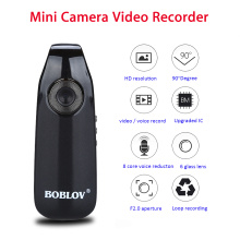 Boblov 007 Mini Camcorders Voice Recorder Police Pen Camara Body Worn Camera 32GB Snapshot Loop Recording Cam Motion Detection