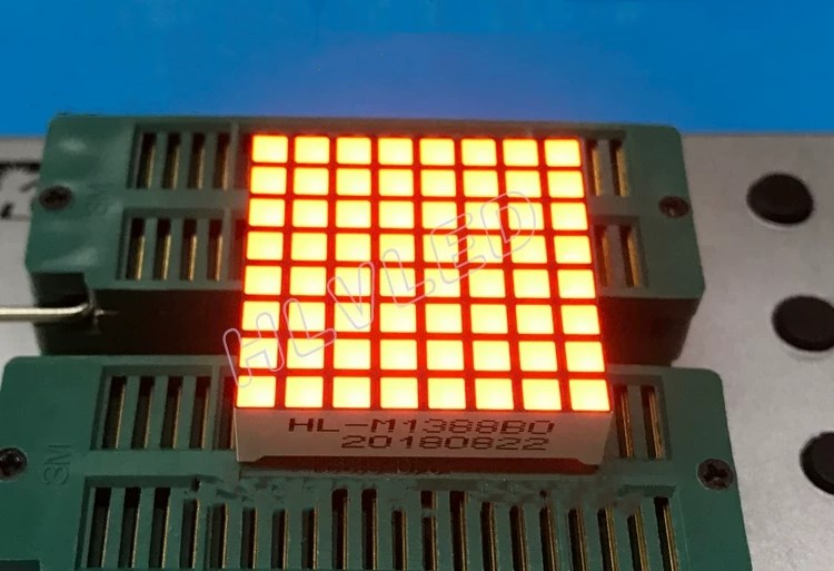 LED Dot Matrix Square Dot Matrix orange LED module 3.0 dot matrix