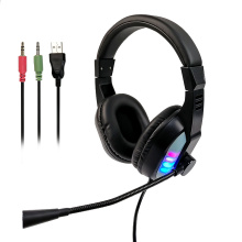Gaming Headset with Mic for FPS RGB Light