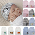 2020 Baby Stuff Accessories Baby Soft Turban Newborn Hat Lovely Winter Warm Beanie Crochet Knit Embroidery Patch Cap
