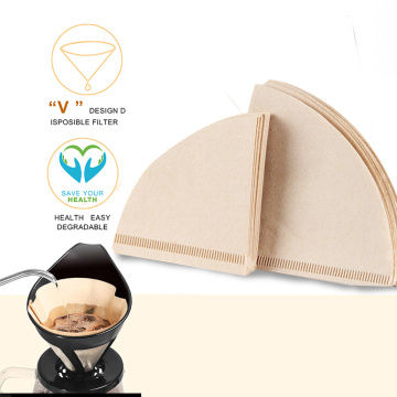 ICafilasV Shape Coffee Filter Paper Cone For V60 Dripper Coffee Filters Cups Espresso Coffee Drip Tools Paper Filters