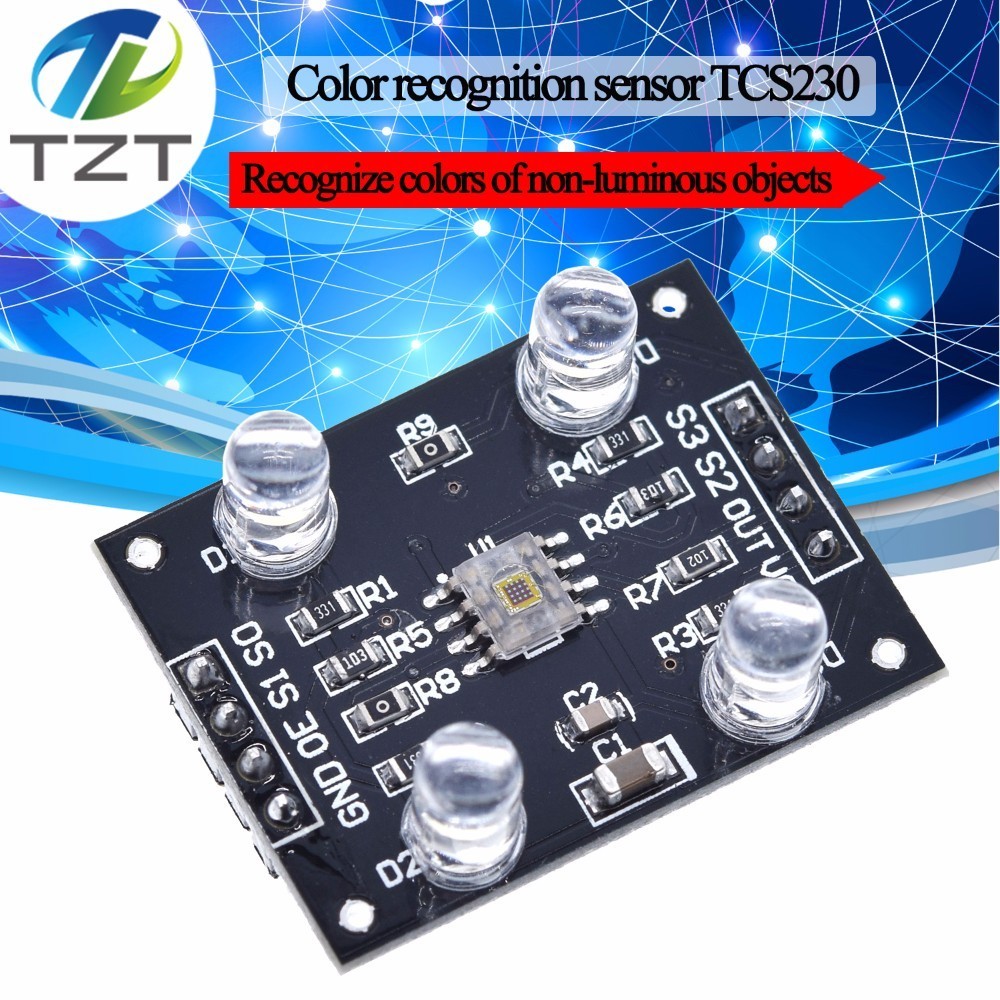 TZT Color recognition sensor TCS230 TCS3200 Color sensor Color recognition module color recognition sensor
