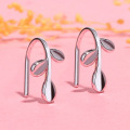 1 Pair Women New Fashion Fresh Olive Leaf Olive Branch Ear Clip Earrings Jewelry