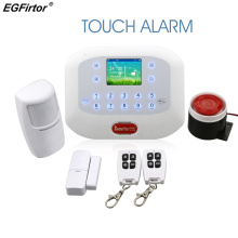 New Design Touch Screen Security Alarm System 433MHz Wireless Alam System GSM APP Control RFID Arm Disalarm