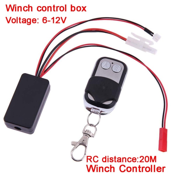 Automatic Crawler Winch Control Wireless Remote Controller Receiver For 1/10 Rc Car Off-Road Traxxas Scx10 D90 D110 Tf2 Trx4 Km2
