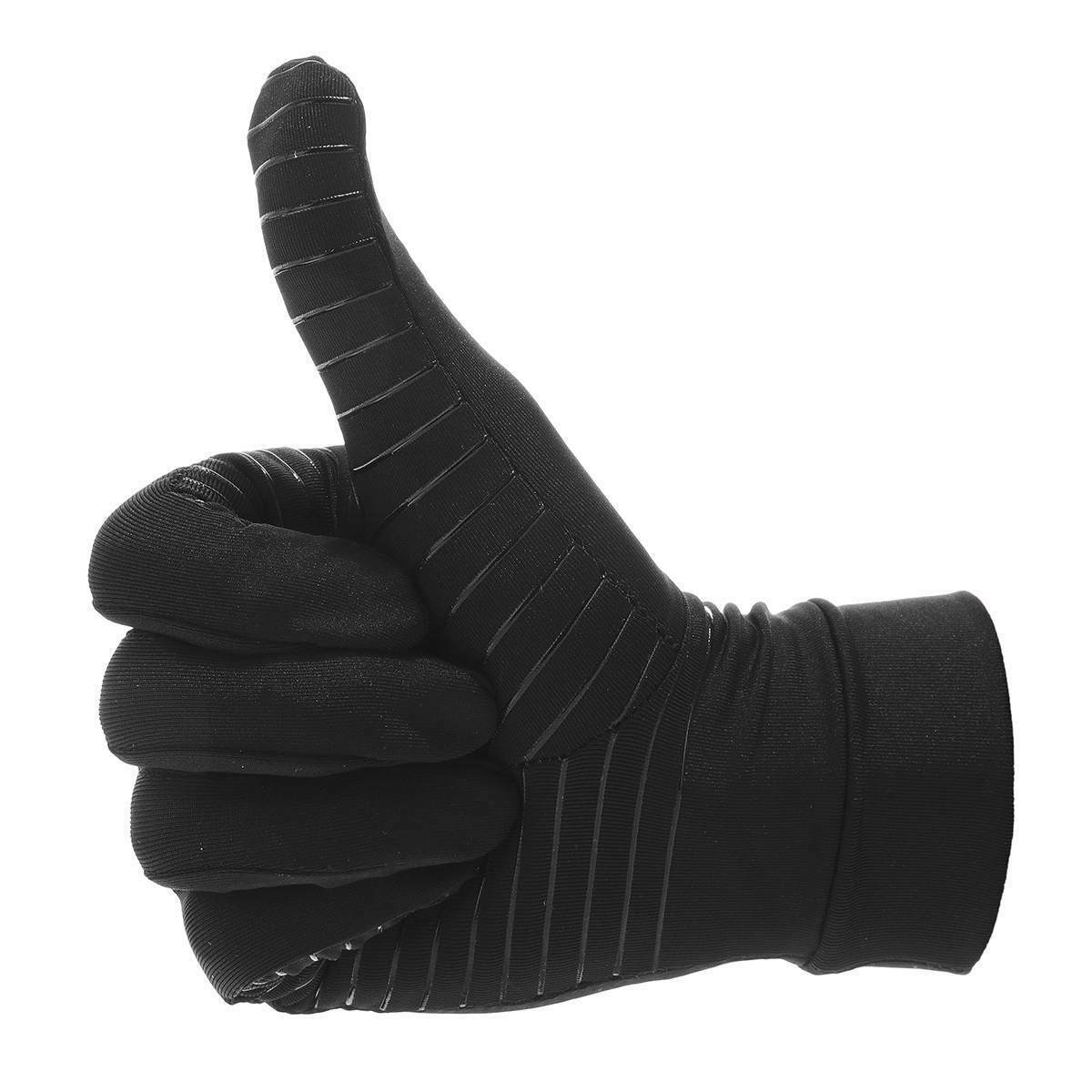 Arthritis Compression Gloves Full Finger Black Mittens Relieve Arthritis Rheumatoid Carpal Tunnel tendonitis Pain Copper Gloves