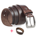 MEDYLA Men Top Layer Leather Casual High Quality Belt Vintage Design Pin Buckle Genuine Leather Belts For Men Original Cowhide