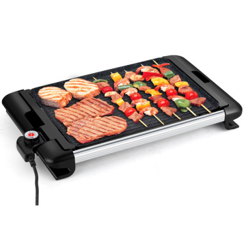 Household Multi-purpose Barbecue Dish Smokeless Non-stick Electric BBQ Grill Pan Wave Plate 1800w Electric Table Griddles Cooker