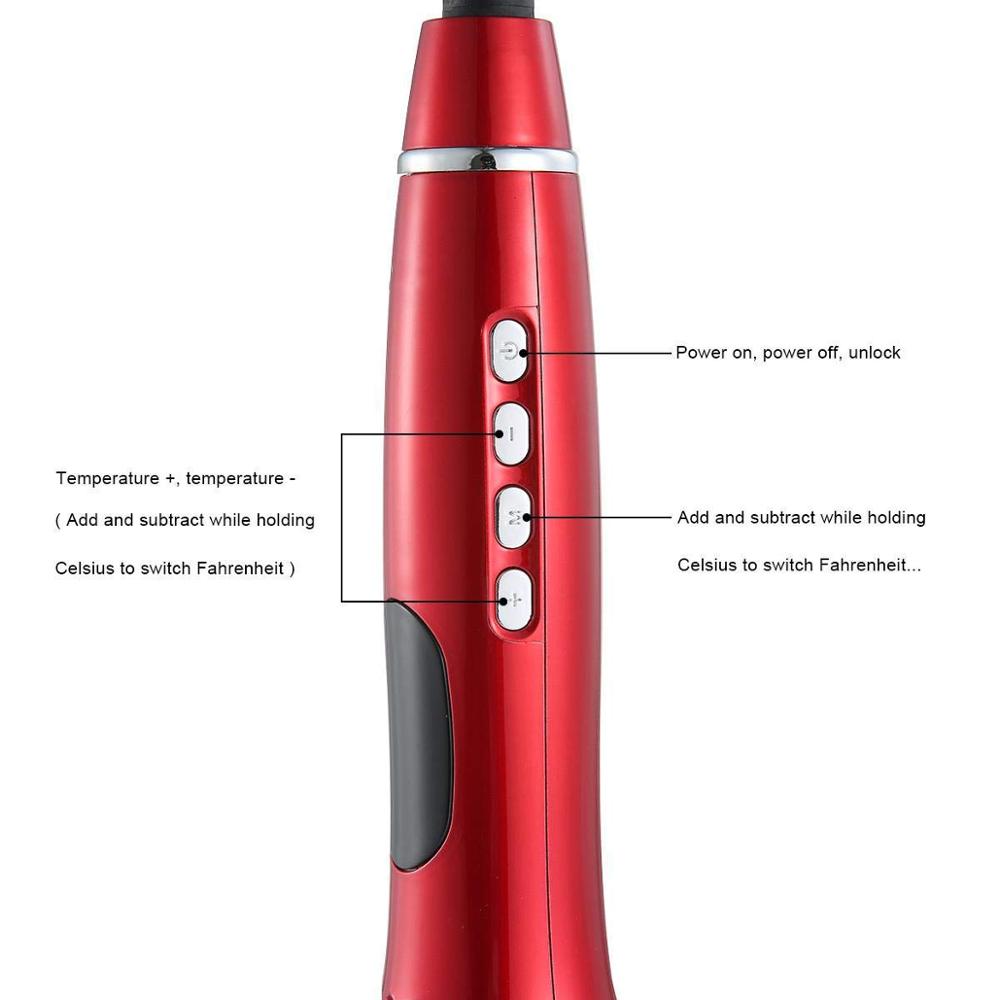 Curling Irons Automatic Air Curler LCD Digital Display Wand Ceramic Rotating Hair Curler Hair Styling Tools Hair Care