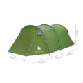 Tunnel 3-4 Person Large Camping Tent Ultralight Waterproof Double layer Family Outdoor Hiking Tourist Tents