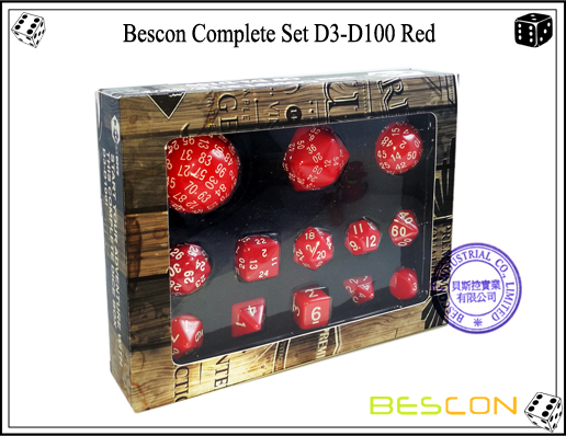 Complete Dice Set D3-D100 (7)