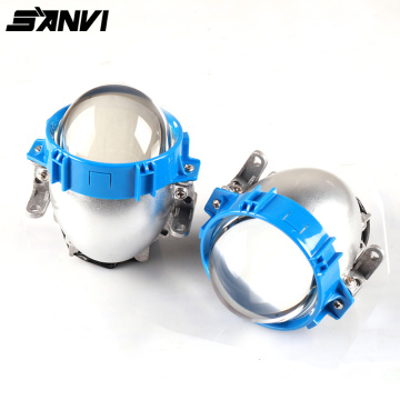 2PCS Sanvi 2.5 inch 35W 5500K Bi LED Projector Lens Headlight 12V Hi Low Beam Motorcycle Car LED Headlight Retrofit Kit