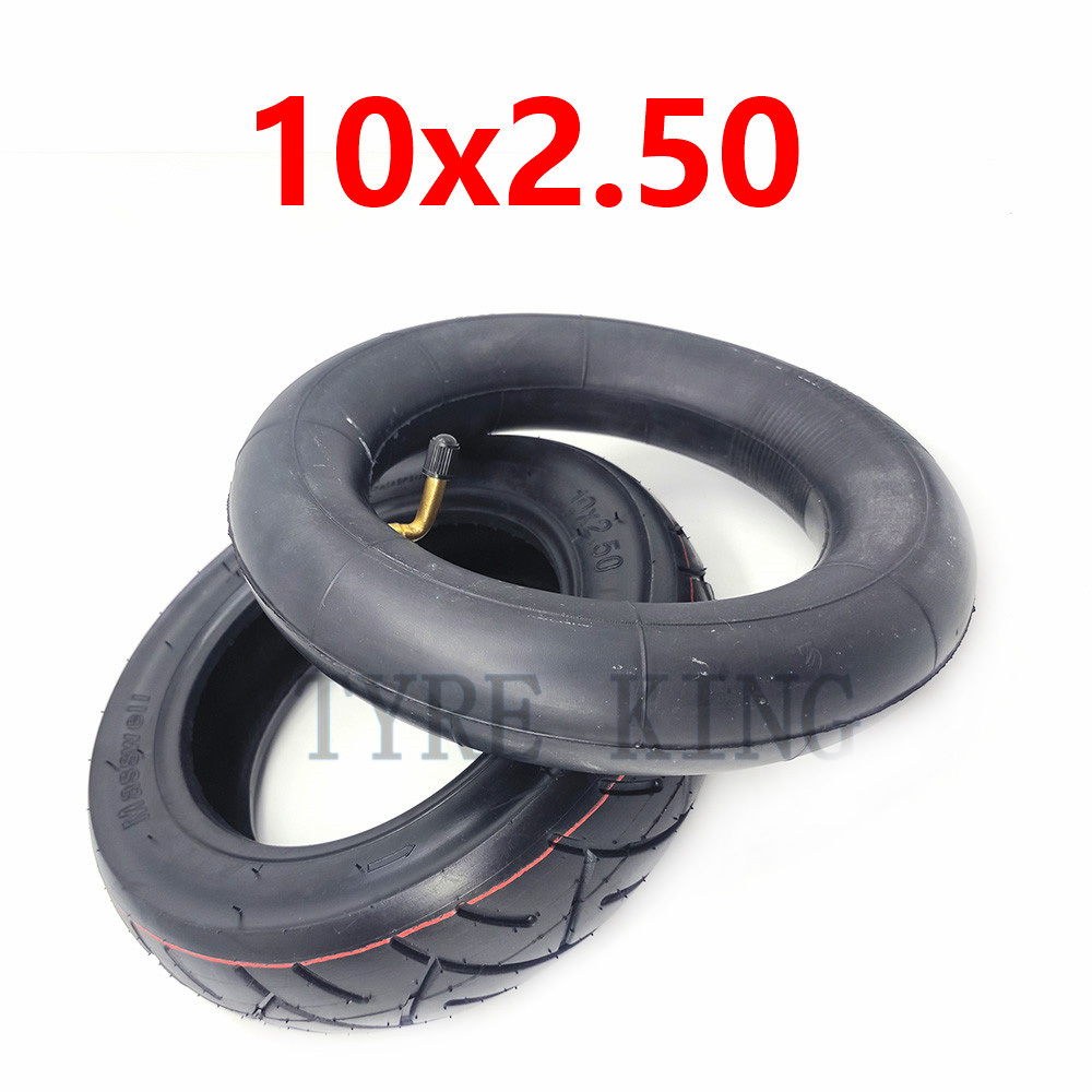 10 Inch 10x2.50 Wheel Tire 10*2.50 Inner Outer Tyre with Alloy Rim for SPEEDWAY Electric Scooter Accessories