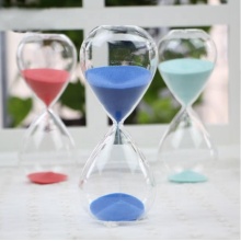 glass borosilicate hourglass sand timers /red Sand Timer