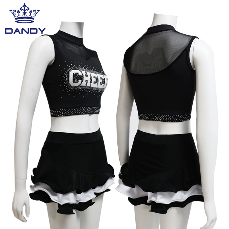 white cheer skirt