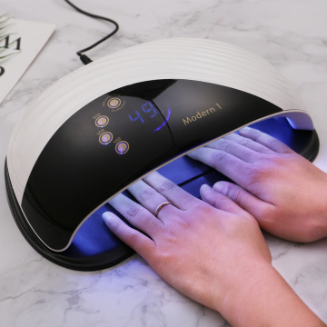 Modern Nail Dryer 120W UV LED Lamp Gel Polish Curing Lamp Widening Design LCD Display Quick Dry Nails Lamp For Manicure Gel