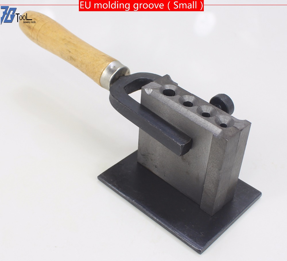 Gold / silver / metal EU Molding groove Ingot mould Jewelry tools Size adjustable