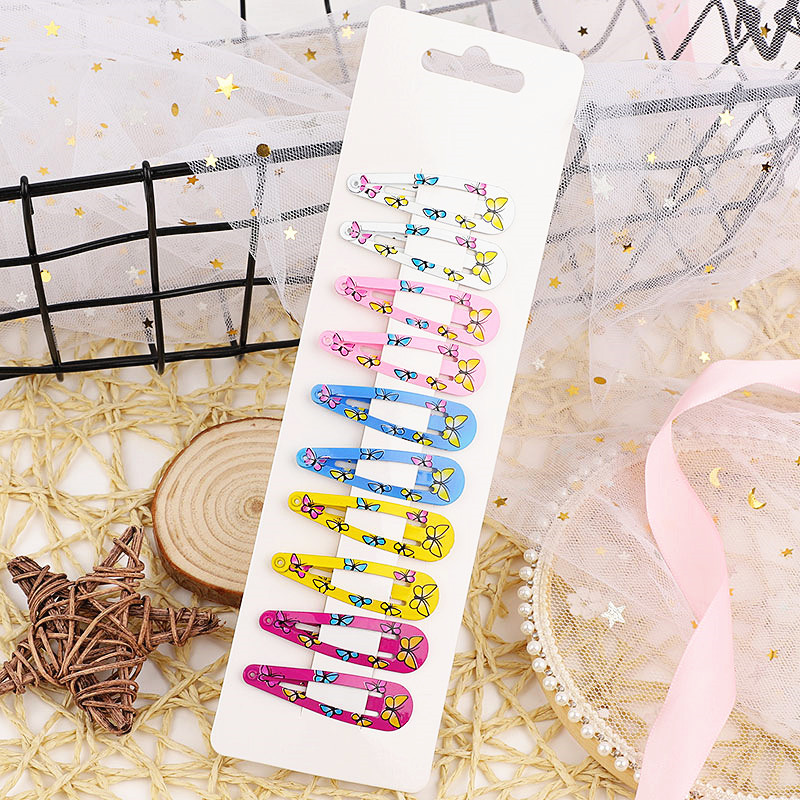 18/20/30PCS Baby Girls Color Snap Hair Clip Butterfly Hair Clips Flower Butterfly Hair Pin Barrettes Children Hair Accessories