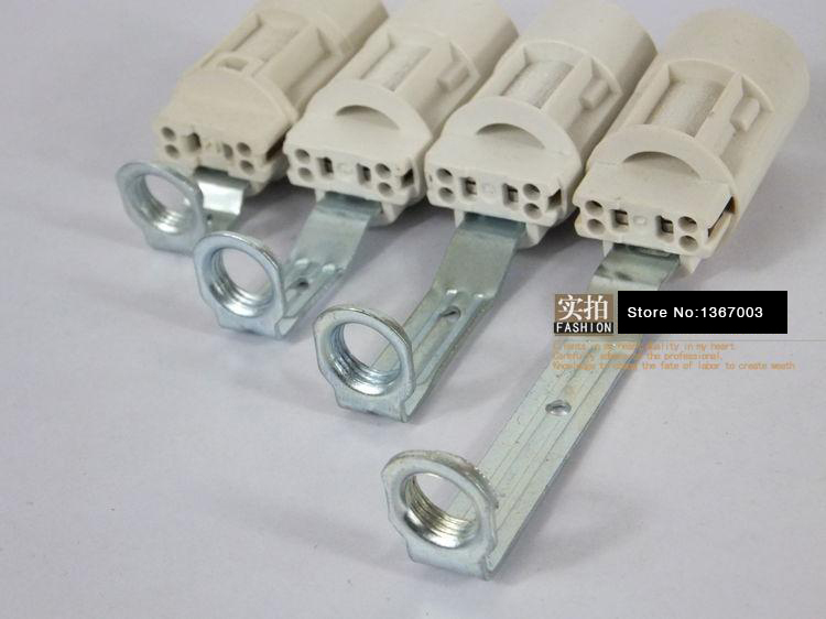 8PCS E14 Plastic Chandelier Lamp Holder, Lighting Accessories Candle Lamp Base Socket 110v 220v