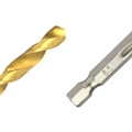 13pcs Titanium Coated HSS Drill Bit Set for Metal Power Tools Drill Accessories with 1/4" Hex Shank Twist Drill Bit