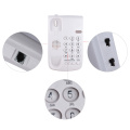 Lock Wall Portable Corded Telephone Phone Pause/ Redial/ Flash/ Mute Mechanical Mountable Base Handset for House Hotel