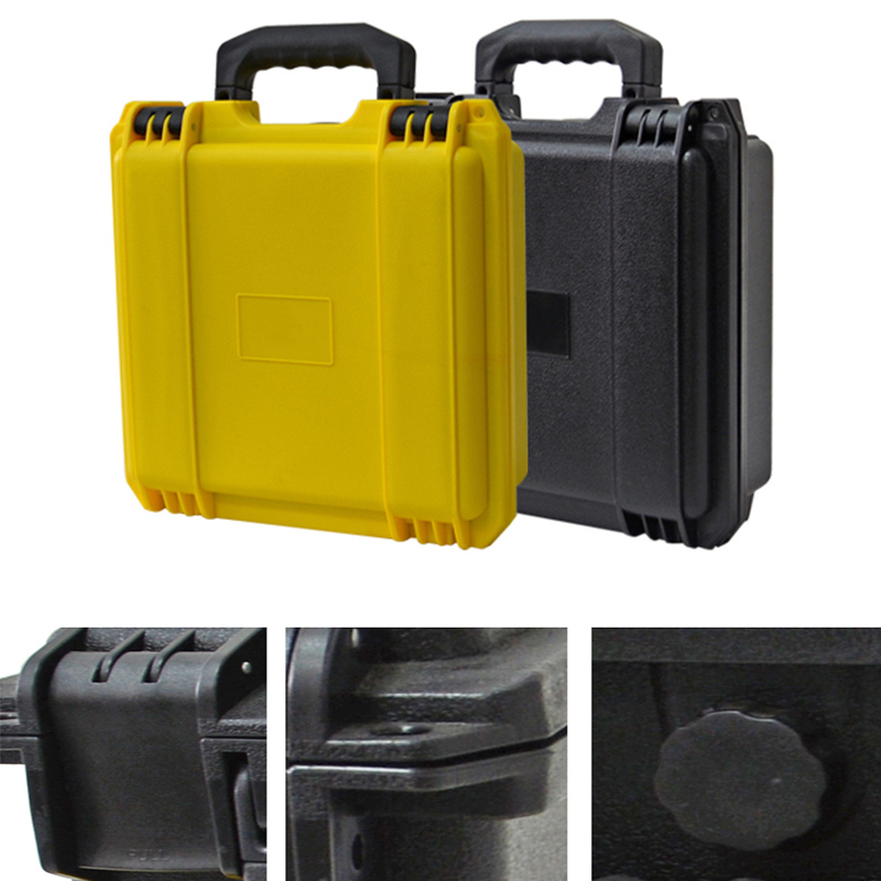 Toolbox Impact Resistant Safety Case Suitcase Tool case File Box Equipment Camera Case with Pre-cut Foam Lining 290x285x170mm