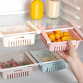 1PC Refrigerator Food Organizer Adjustable Stretchable Fridge Organizer Drawer Basket Kitchen Refrigerator Storage Rack Shelf