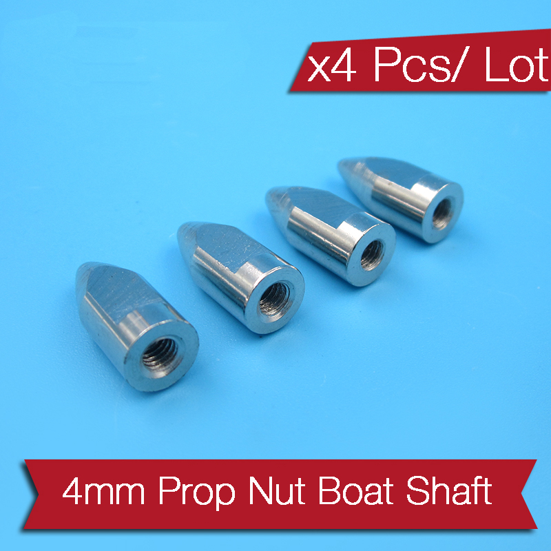 Stainless Steel/Copper/Aluminum 4mm Prop Nut for RC Boat Shaft & Propeller
