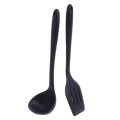 Silicone Cooking Utensil Set Spatula Soup Spoon Brush Ladle Pasta Colander Non-stick Cookware Kitchen Tools